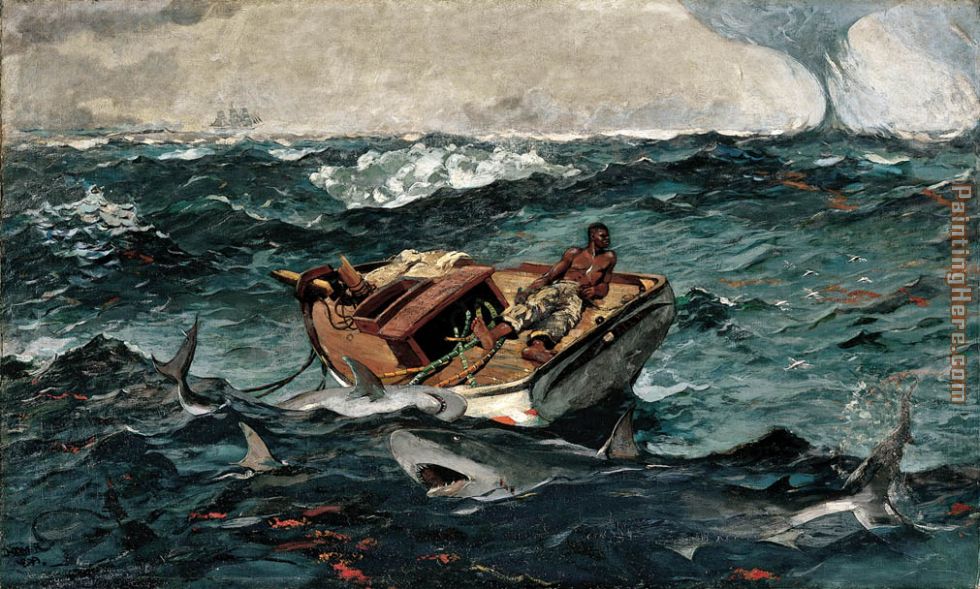 980x589 Winslow Homer The Gulf Stream Painting Anysize 50% Off - The Gulf Stream Painting