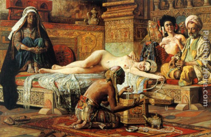 720x470 Gyula Tornai In The Harem Painting Anysize 50% Off - The Harem Painting
