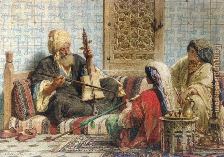 720x504 Unknown Artist Music In The Harem Painting Anysize 50% Off - The Harem Painting