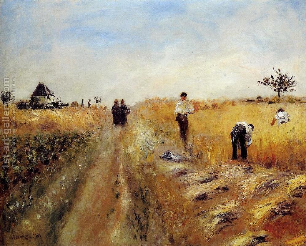1000x802 The Harvesters Pierre Auguste Renoir Reproduction 1st Art Gallery - The Harvesters Painting