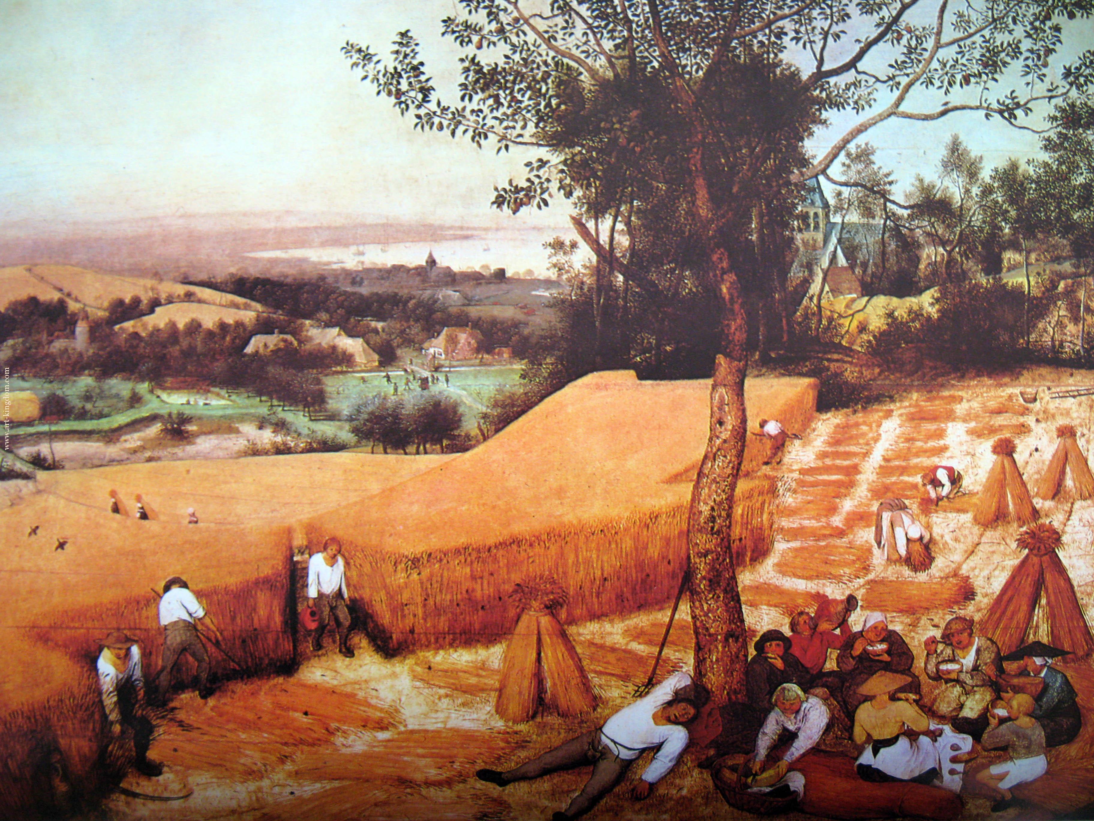 3648x2736 Penccil - The Harvesters Painting