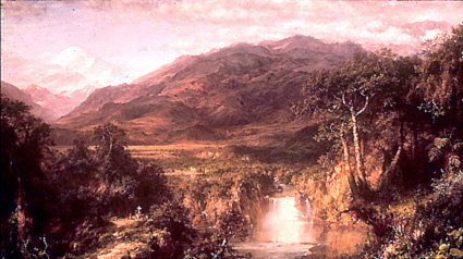 425x238 Natural History Science Church And The Heart Of Andes - The Heart Of The Andes Painting