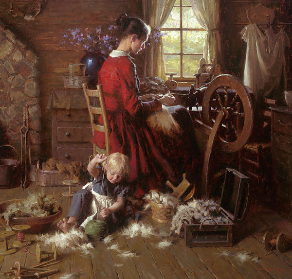 600x574 Morgan Weistling - The Helping Hand Painting