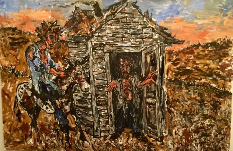 770x501 Saatchi Art The Hermit Painting By Gary Mayer - The Hermit Painting