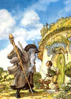 250x349 Prints And Posters Of Art For The Hobbit By Jrr Tolkien Painted By - The Hobbit Painting