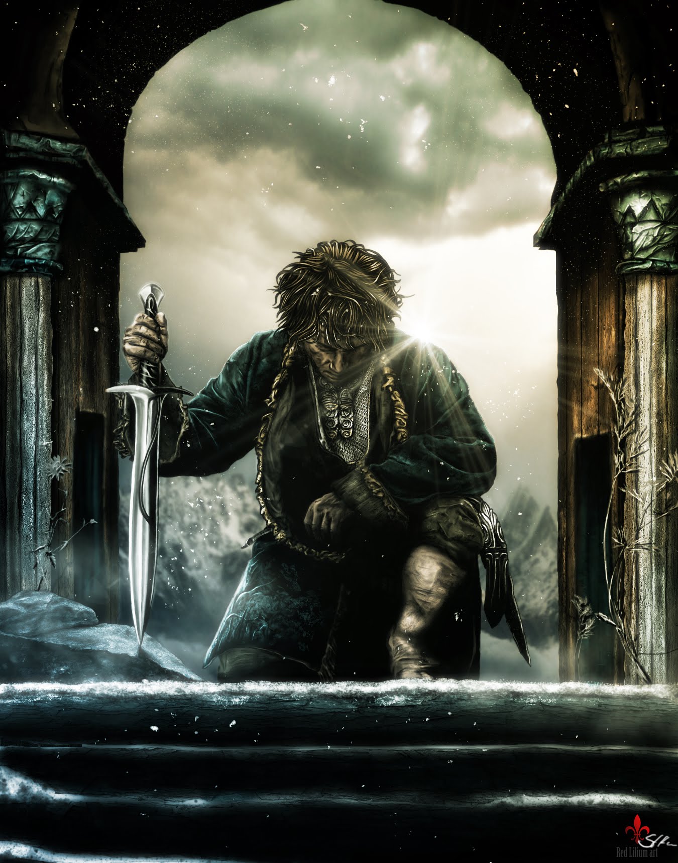 1350x1717 Speed Painting - The Hobbit Painting