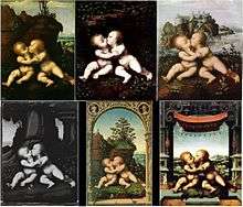 220x188 The Holy Infants Embracing - The Holy Infants Embracing Painting