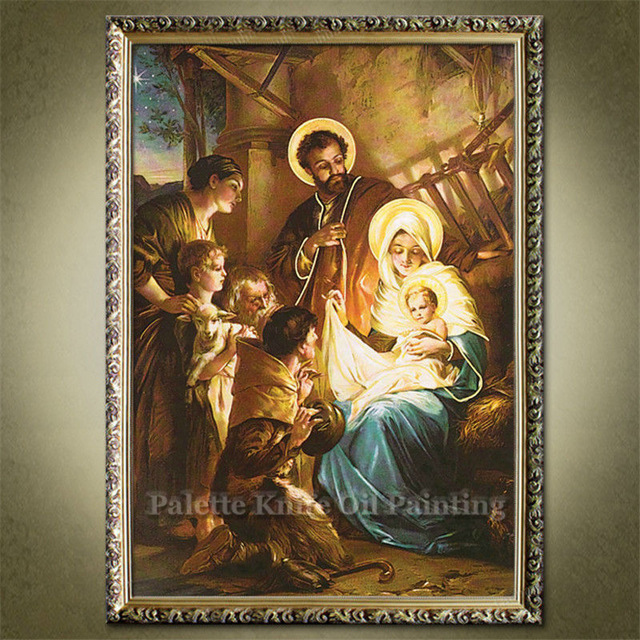 640x640 Home Decor Jesus Christ Painting Holy Trinity Painting Art Decor - The Holy Trinity Painting