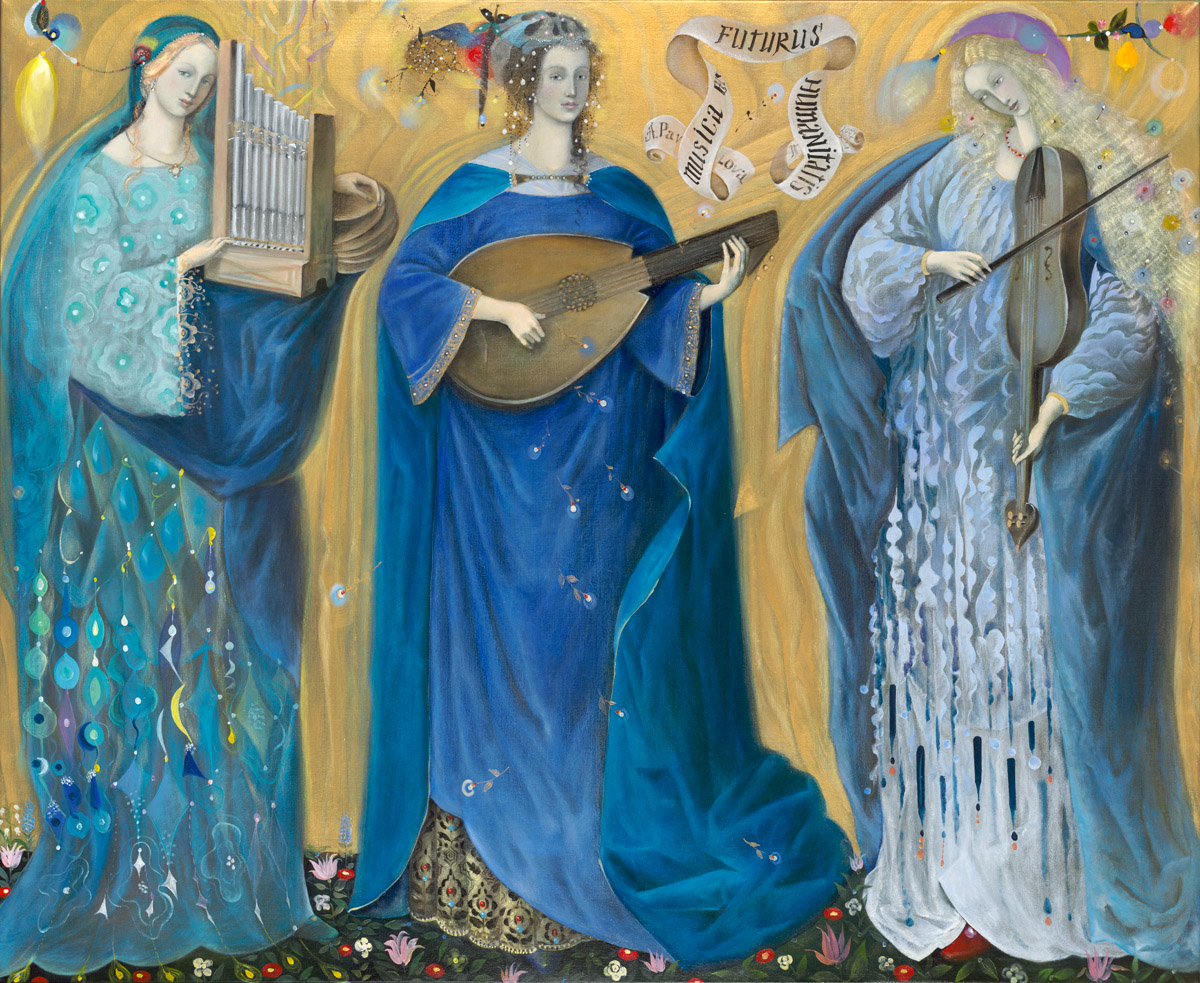 1200x983 The Art Of Annael (Anelia Pavlova) Meditation On The Holy Trinity - The Holy Trinity Painting