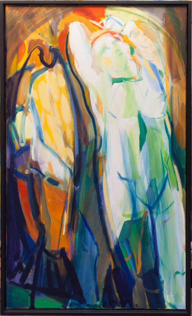 770x1263 Saatchi Art The Annunciation Of The Holy Virgin Mary Painting By - The Holy Virgin Mary Painting