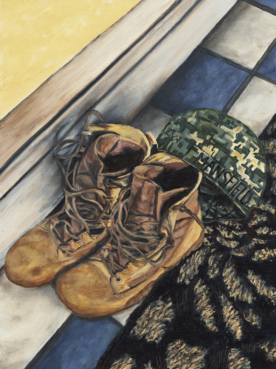 900x1202 The 12 X 9 Oil Painting Michelle Cote Fontaine Fine Art - The Homecoming Painting