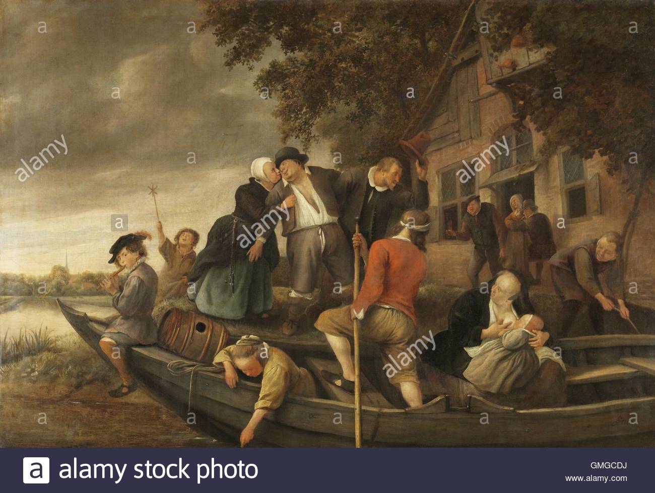 1300x980 The Merry Homecoming, By Jan Steen, 1670 79, Dutch Painting, Oil - The Homecoming Painting
