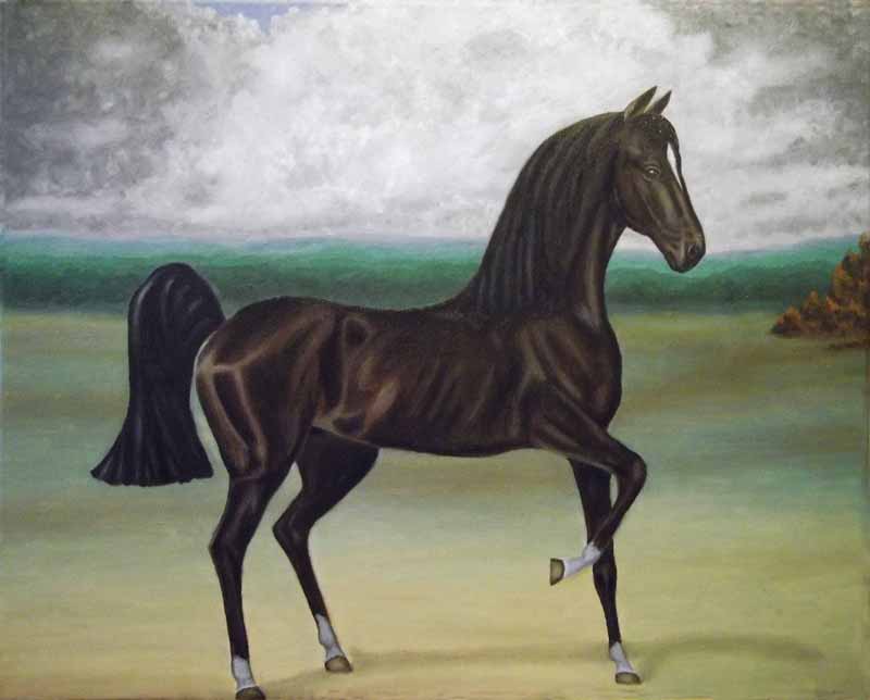 800x644 The Horse Seen Through Fine Art, Including Paintings By George - The Horse Painting