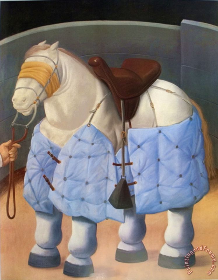 748x960 Fernando Botero The Horse Painting - The Horse Painting