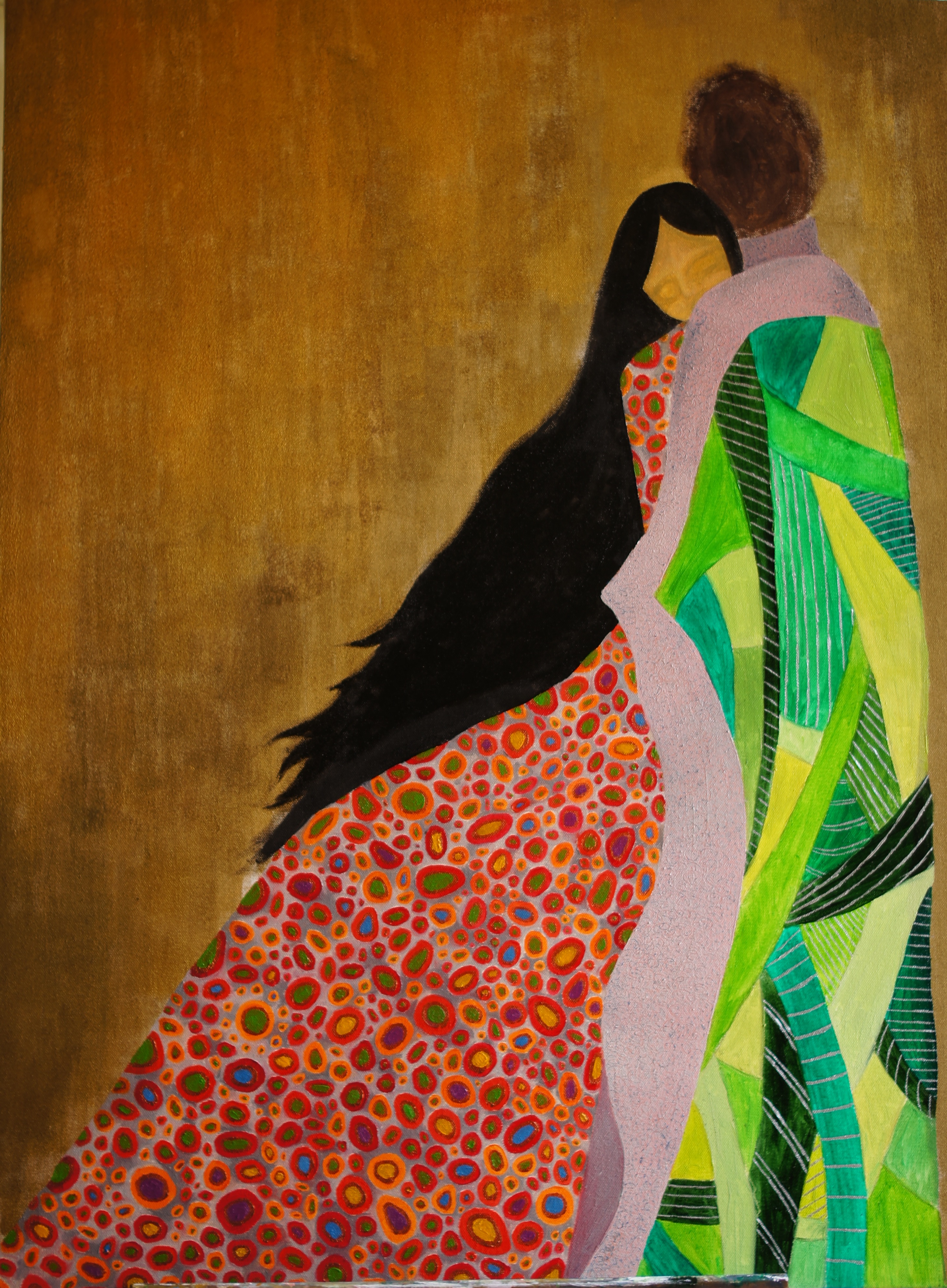 2920x3971 Pin Ups Newly Inspired - The Hug Painting