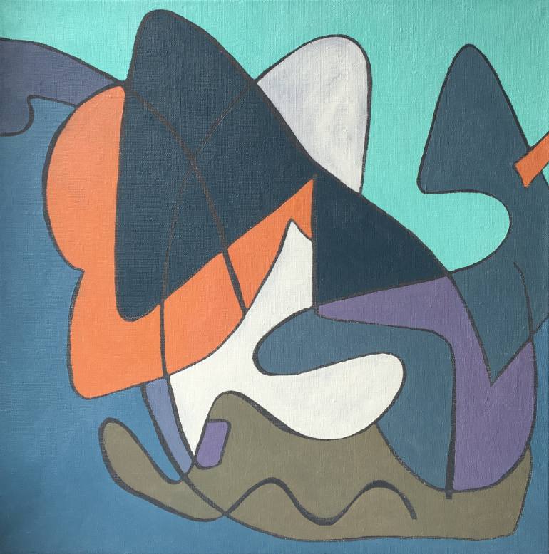 770x778 Saatchi Art The Hug Painting By German Zhuravskii - The Hug Painting