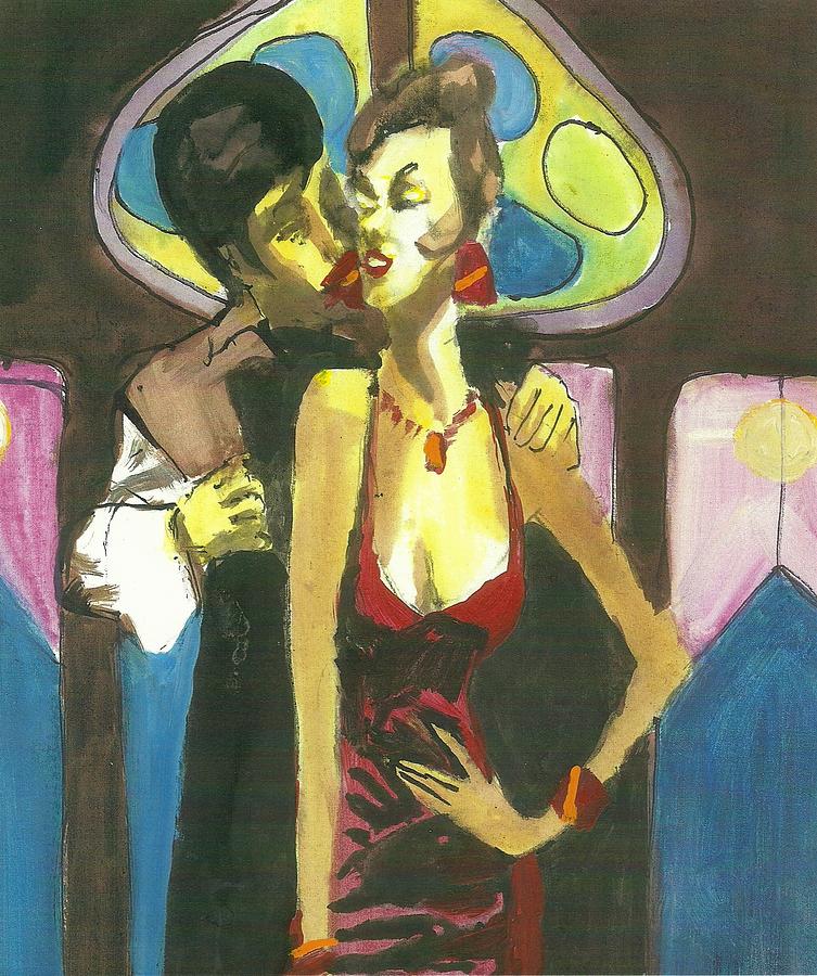 753x900 The Hug 3d Painting By Harry Weisburd - The Hug Painting