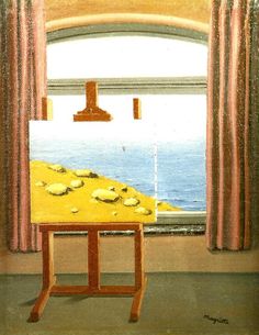 236x305 Magritte, La Explorateurs Magritte Magritte - The Human Condition Painting