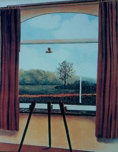 236x305 Rene Magritte's The Human Condition, 1933. Art Conceptual - The Human Condition Painting