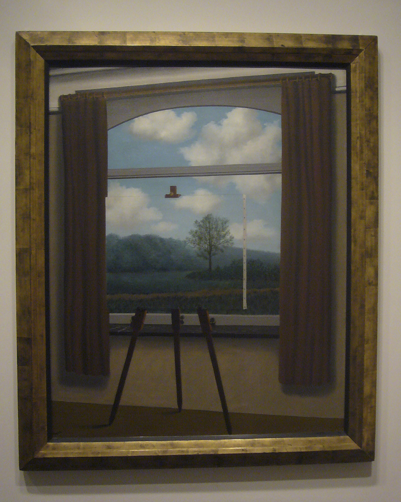 819x1024 Rene Magritte - The Human Condition Painting