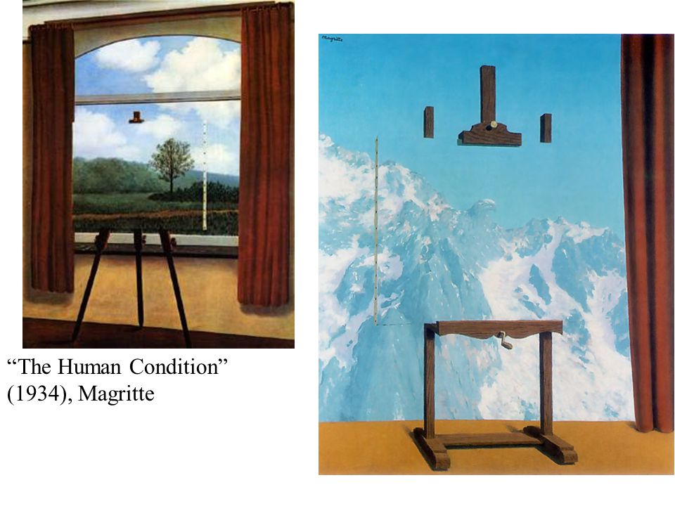 960x720 Rene Magritte Magritte's Paintings - The Human Condition Painting