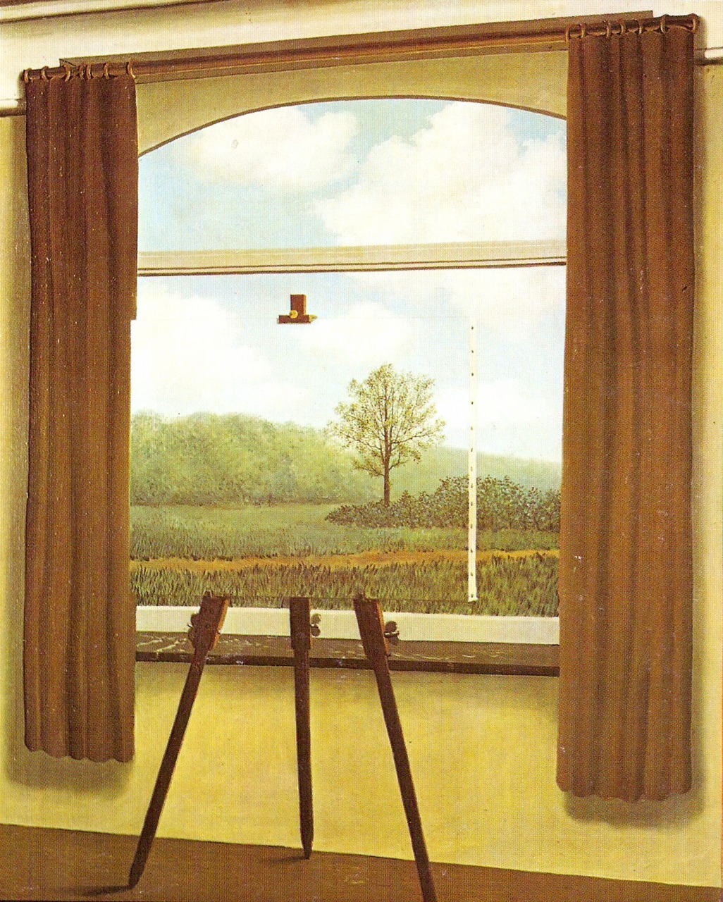1026x1280 One Surrealist A Day, The Human Condition By Magritte, 1933 - The Human Condition Painting