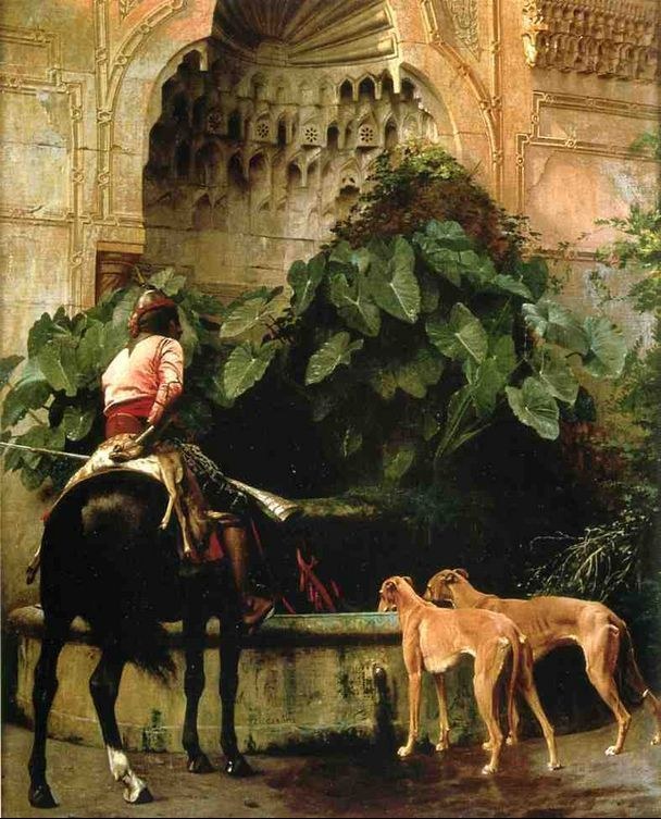 608x753 Jean Leon Gerome Home Hunt Painting Best Home - The Hunt Painting