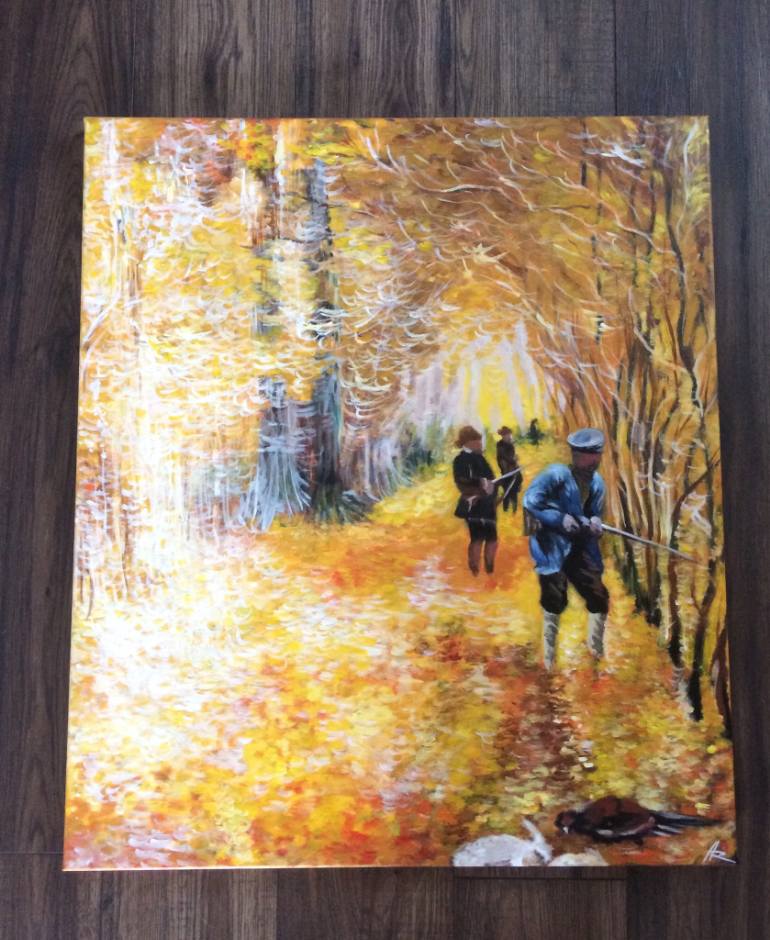 770x940 Saatchi Art The Hunt Painting By Rischo Sklenar - The Hunt Painting