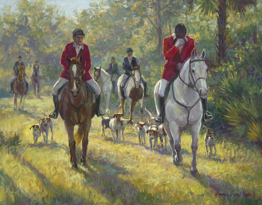 900x703 The Hunt Painting By Laurie Hein - The Hunt Painting