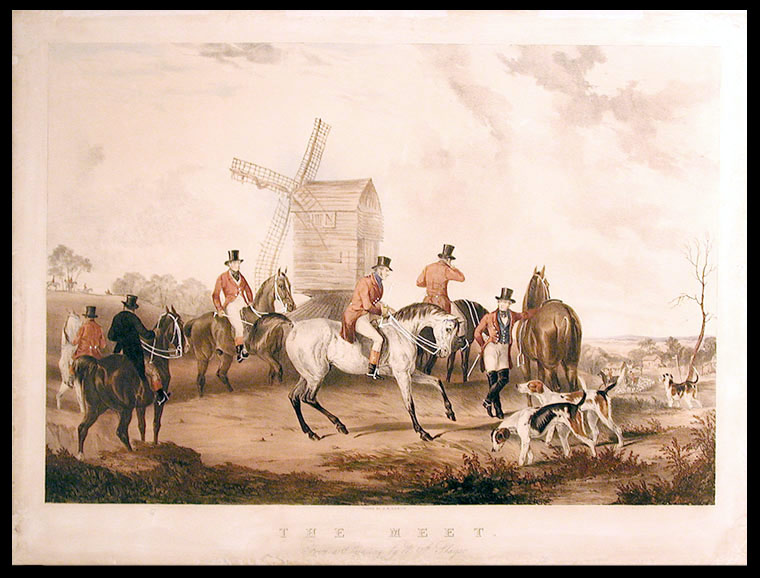 760x578 The Meet The Return From The Hunt. From A Painting By W.j. - The Hunt Painting