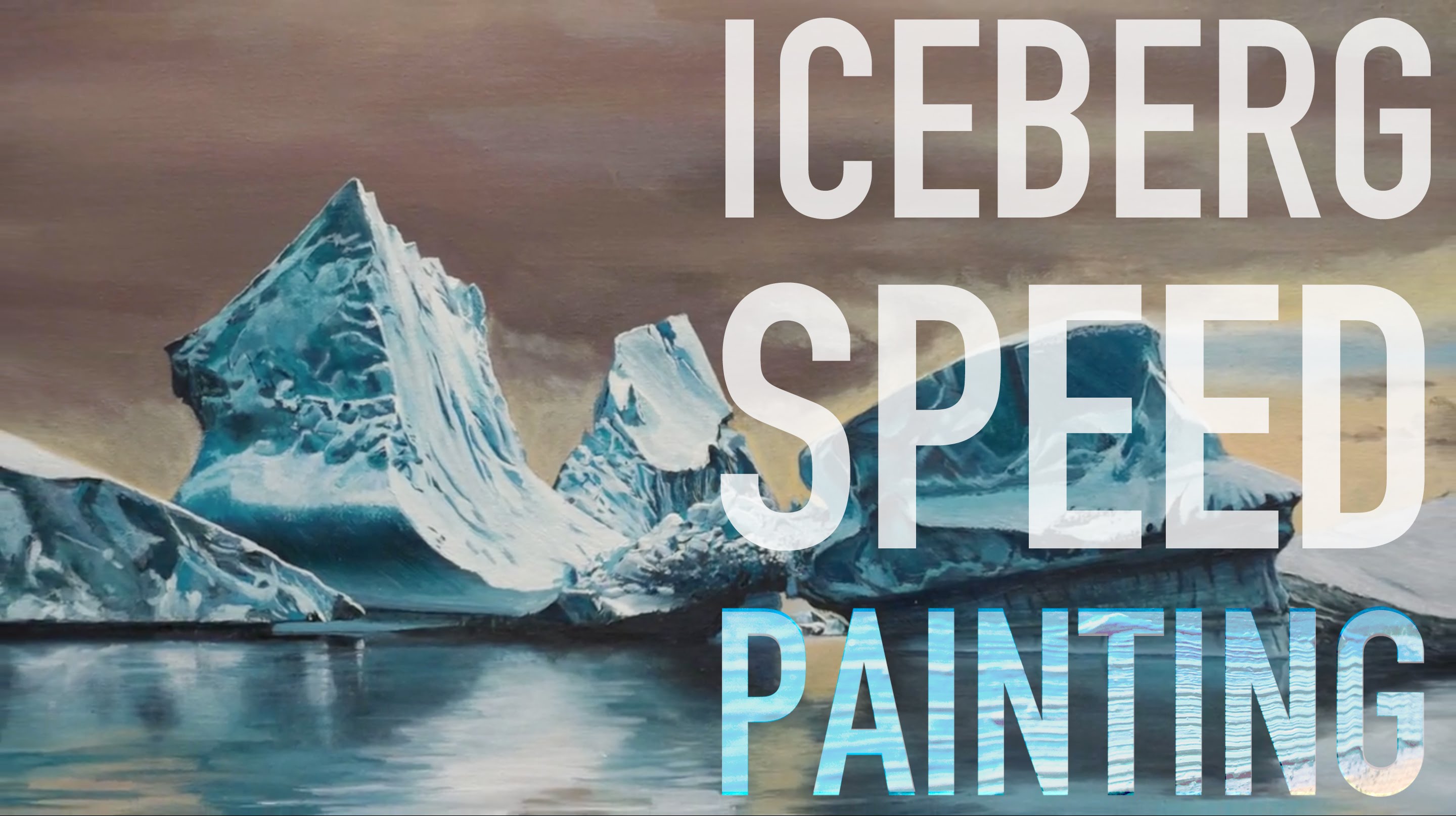 2880x1613 Iceberg Speed Painting - The Icebergs Painting