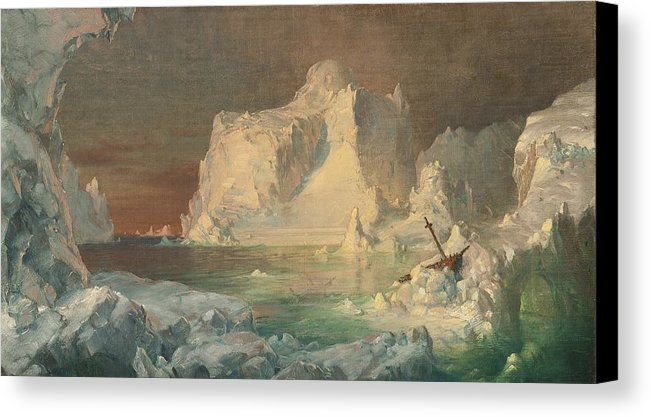 651x417 Final Study For The Icebergs Canvas Print Canvas Art By Frederic - The Icebergs Painting