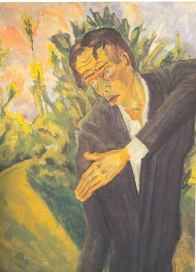 397x550 Iggy Pop's Amp David Bowie's Album Cover Photos - The Idiot Painting