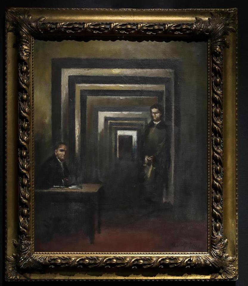 832x960 Italy Idiotttacks Oil Painting Made By Hitler - The Idiot Painting