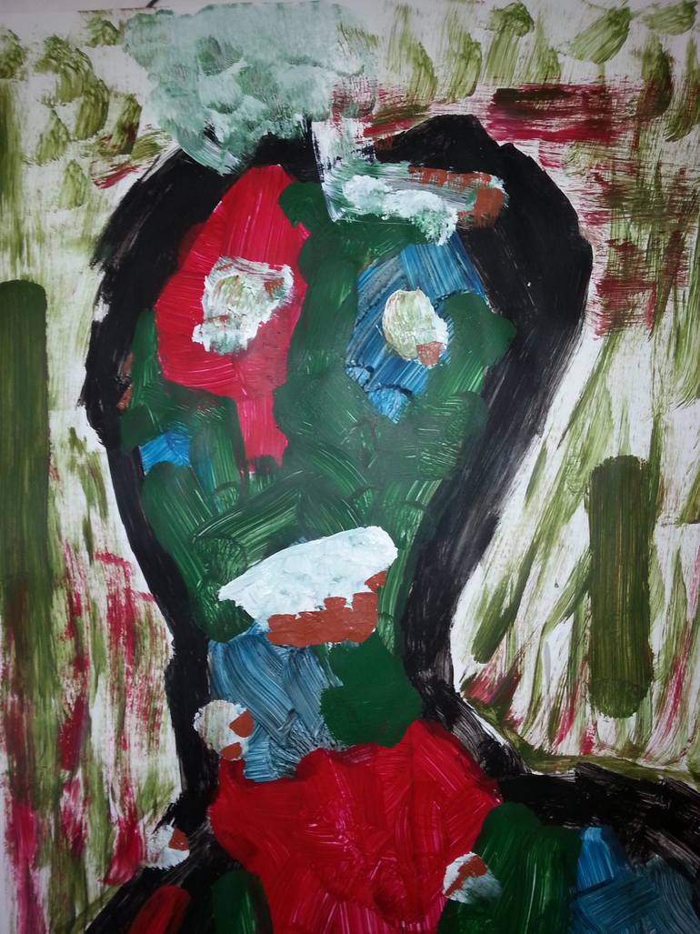 770x1027 Saatchi Art Idiot Painting By Salah Seif - The Idiot Painting