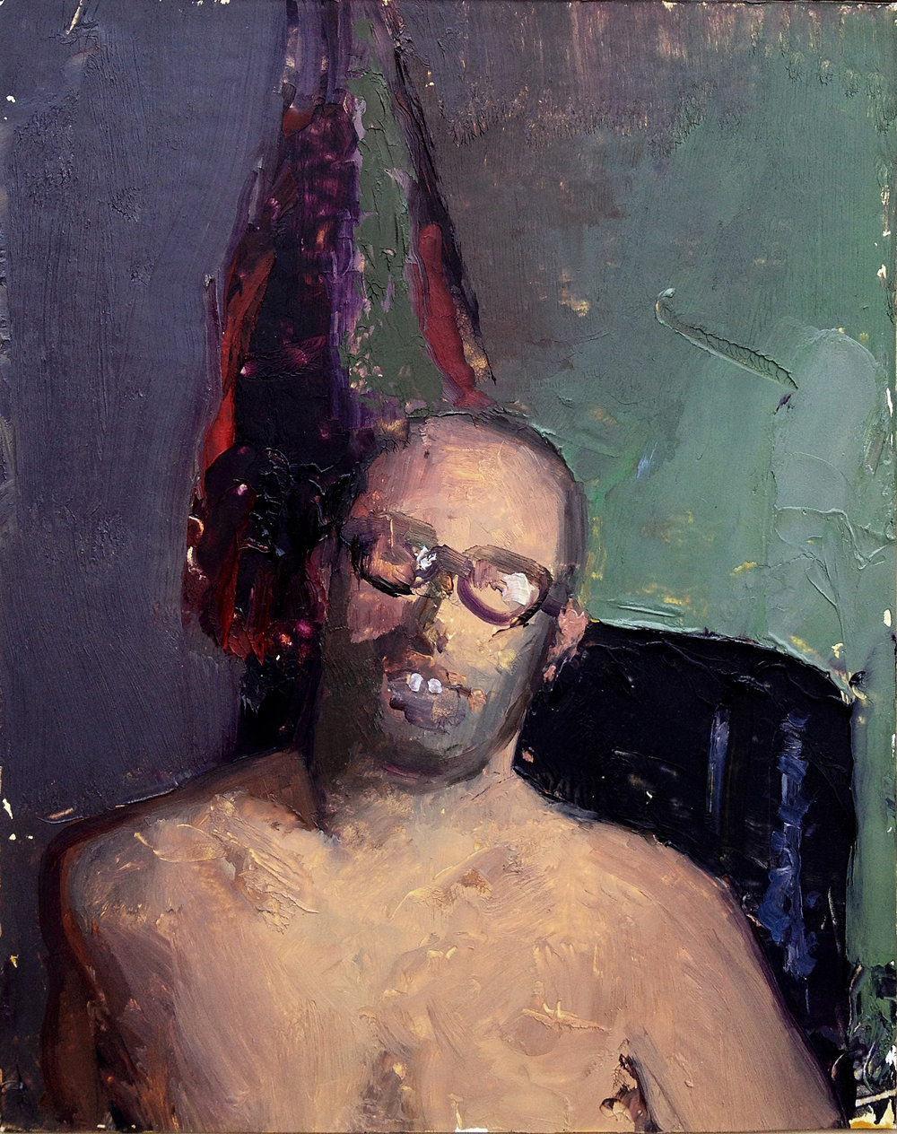 1000x1264 The Idiot David Campbell - The Idiot Painting