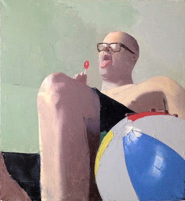 624x680 David Campbell Interview - The Idiot Painting