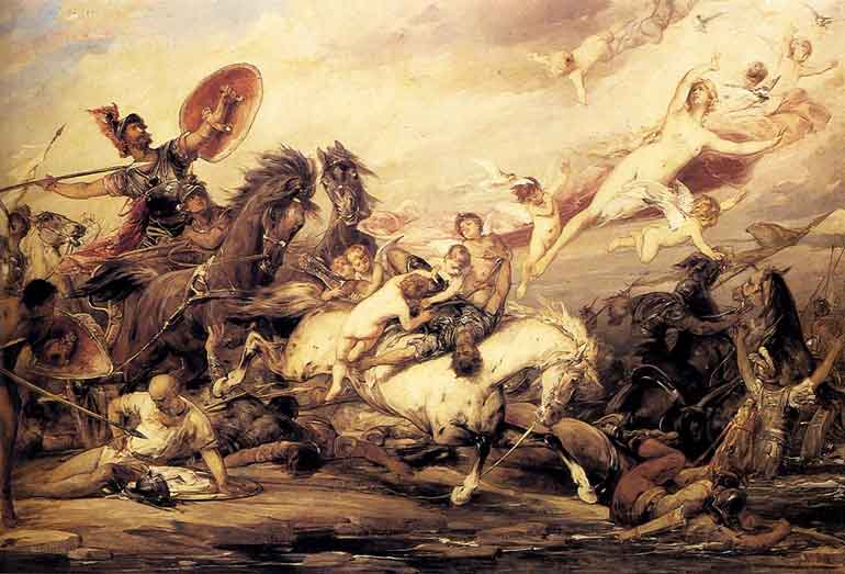 770x523 Reading The Illiad In The Light Of Eternity - The Iliad Painting