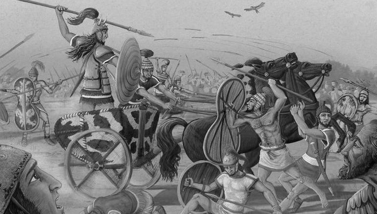 770x437 The Iliad And The Odyssey Of Homer - The Iliad Painting