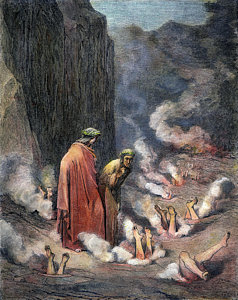 238x300 Dante Inferno Paintings Fine Art America - The Inferno Painting