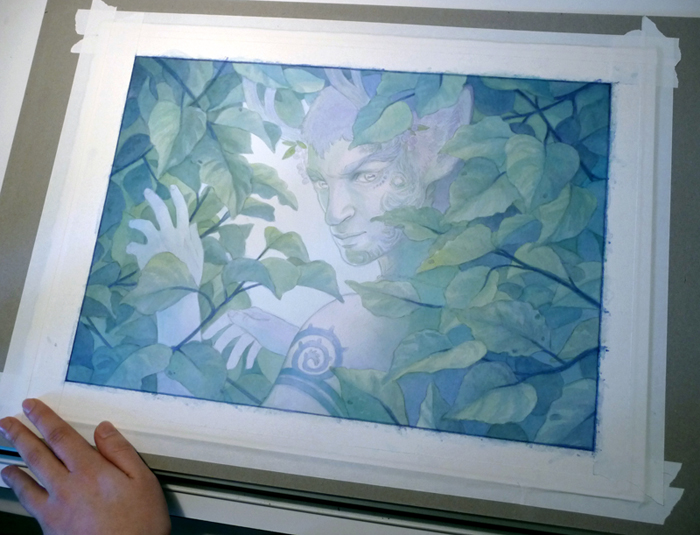 700x535 New Art Elisabeth Alba - The Invitation Painting