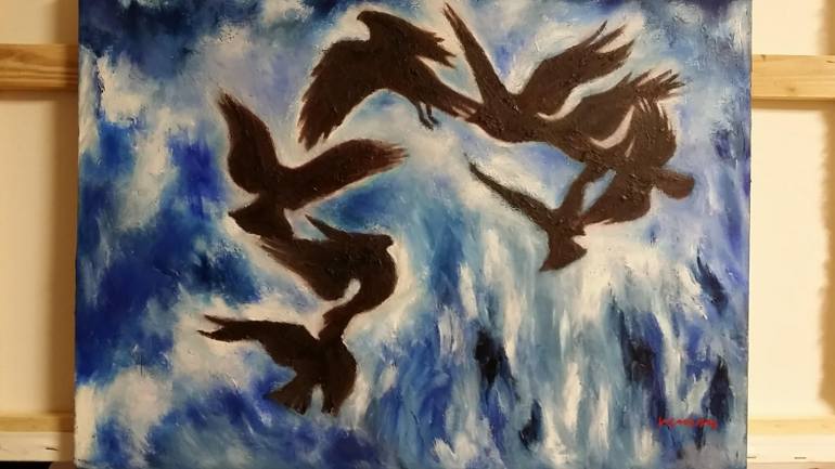 770x433 Saatchi Art The Invitation From Death Painting By Yeon Gyeong Seo - The Invitation Painting