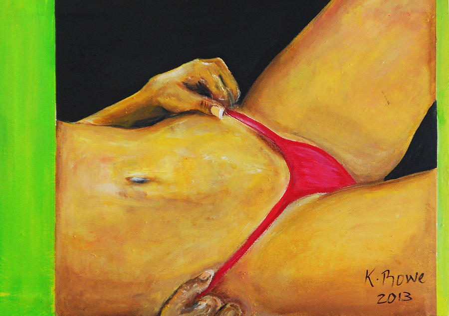 900x634 The Invitation Painting By Kristina Rowe - The Invitation Painting