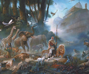 300x249 The Invitation By Tom Dubois Religious Noah's Ark Open Edition Art - The Invitation Painting