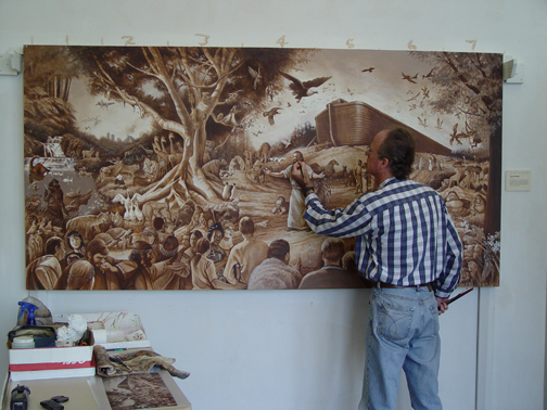 504x378 The Invitation Noah's Ark Phase Two Lost World Museum - The Invitation Painting