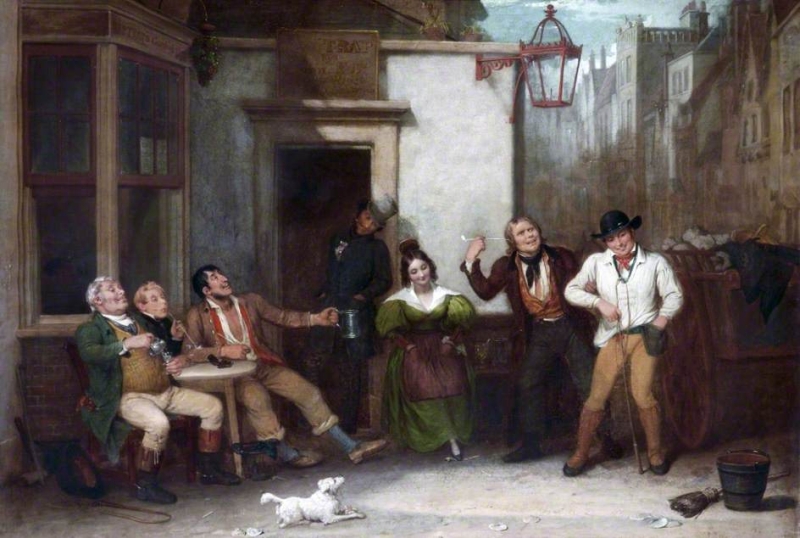 800x538 The Progress Of Intemperance - The Invitation Painting