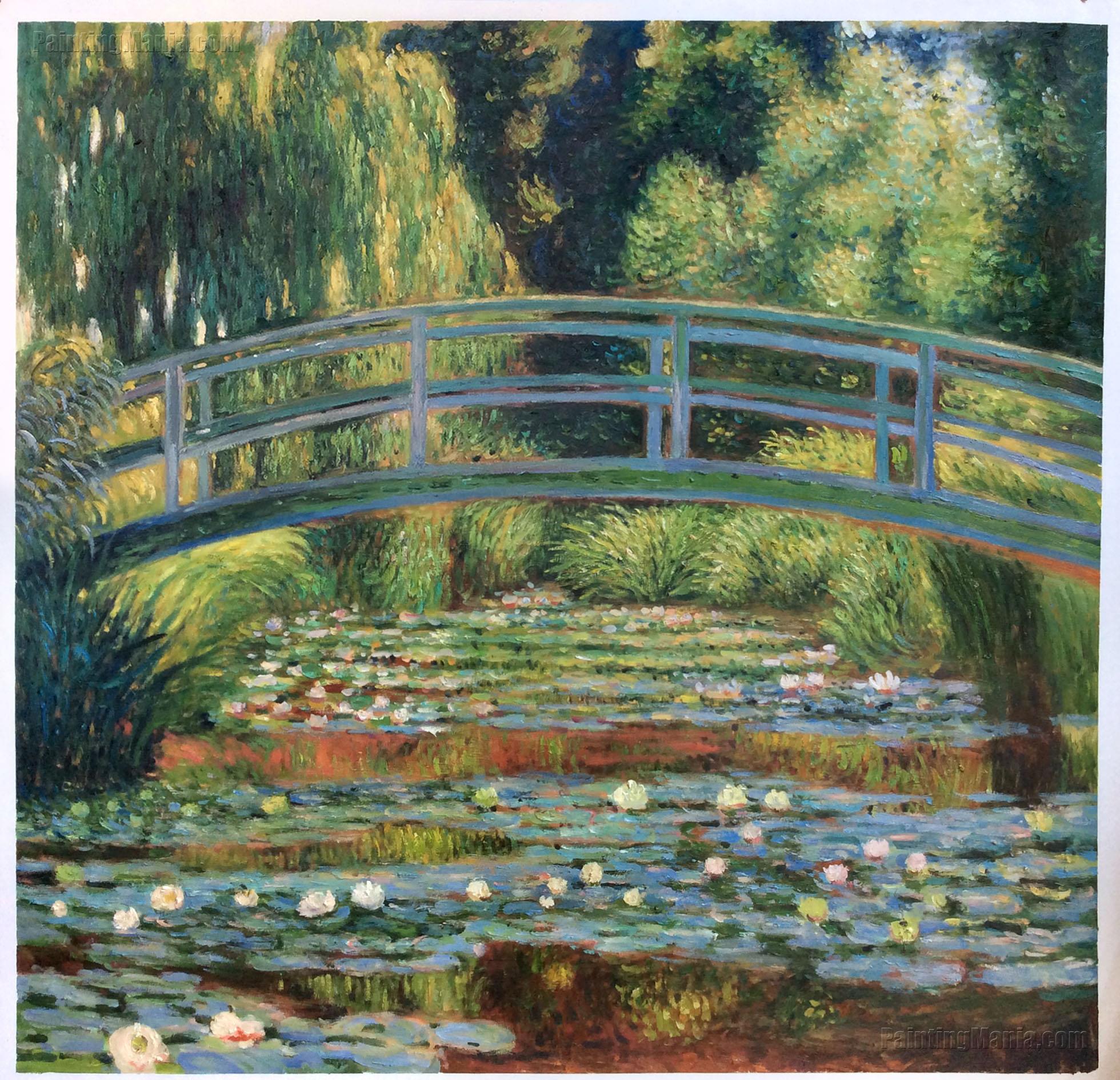 The Japanese Bridge Painting at PaintingValley.com | Explore collection ...