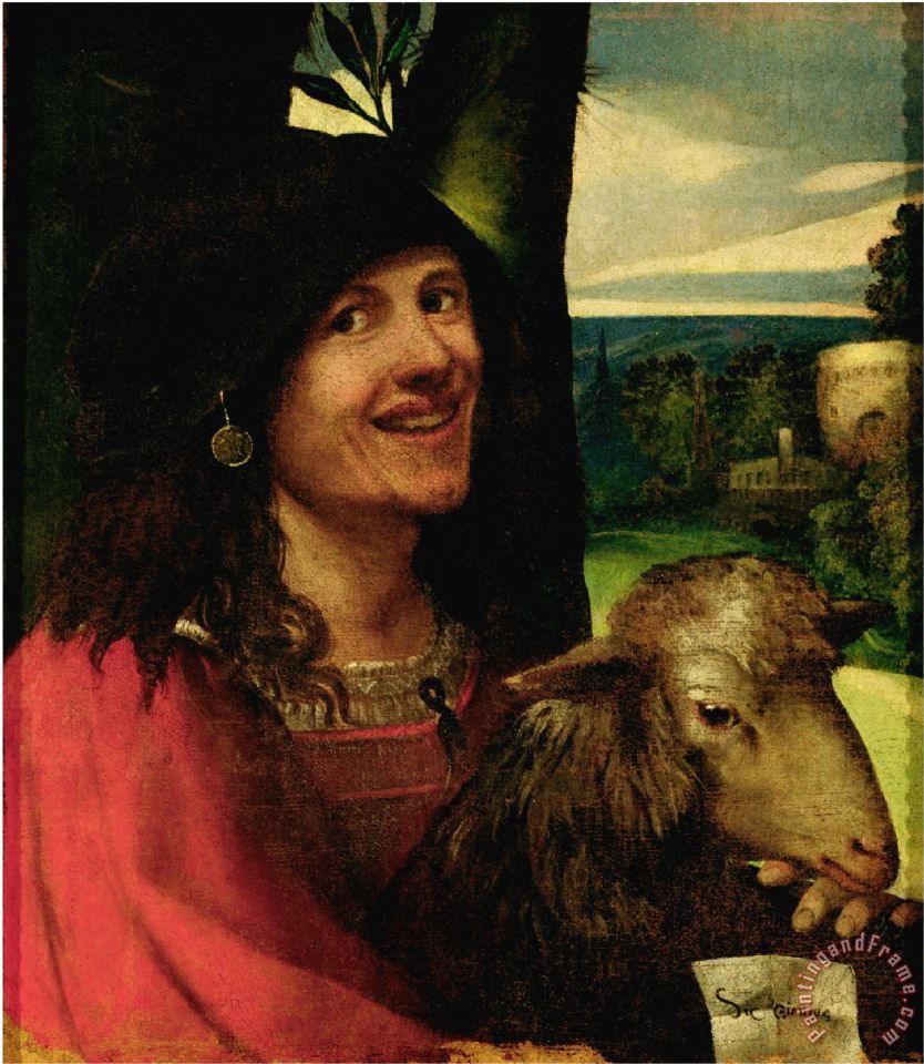 834x960 Dosso Dossi Portrait Of A Court Jester Painting - The Jester Painting