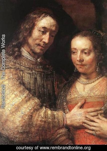 426x600 Rembrandt - The Jewish Bride Painting