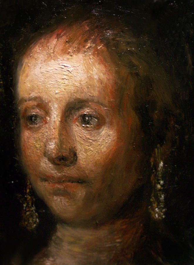661x900 Rembrandt Most Famous Paintings Copy Of Rembrandt Head - The Jewish Bride Painting